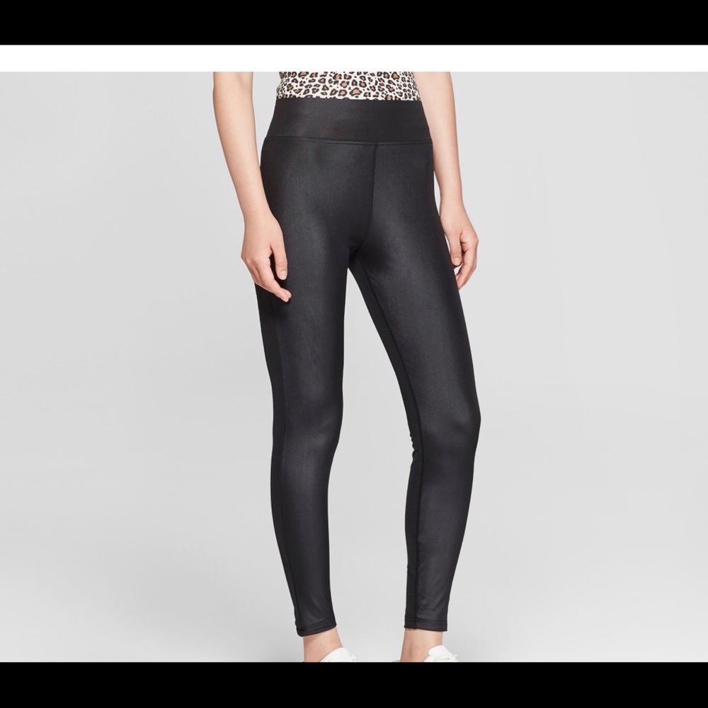 Xhilaration Faux Leather Leggings Size XS